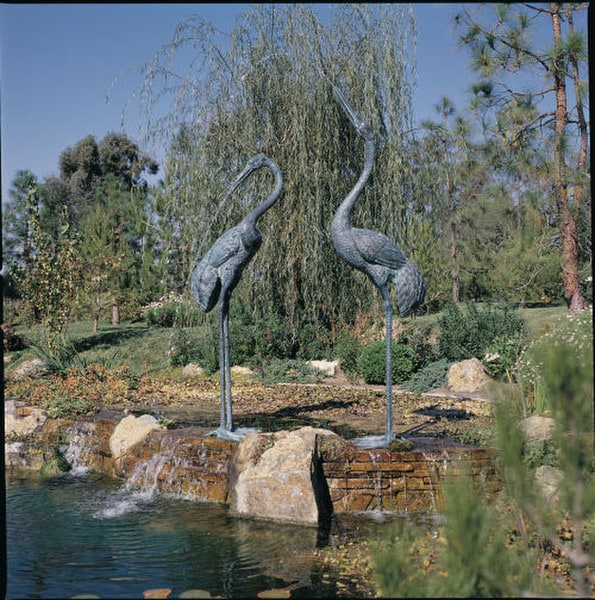 Crane Pair, Extra Large Piped Feature - Image 2