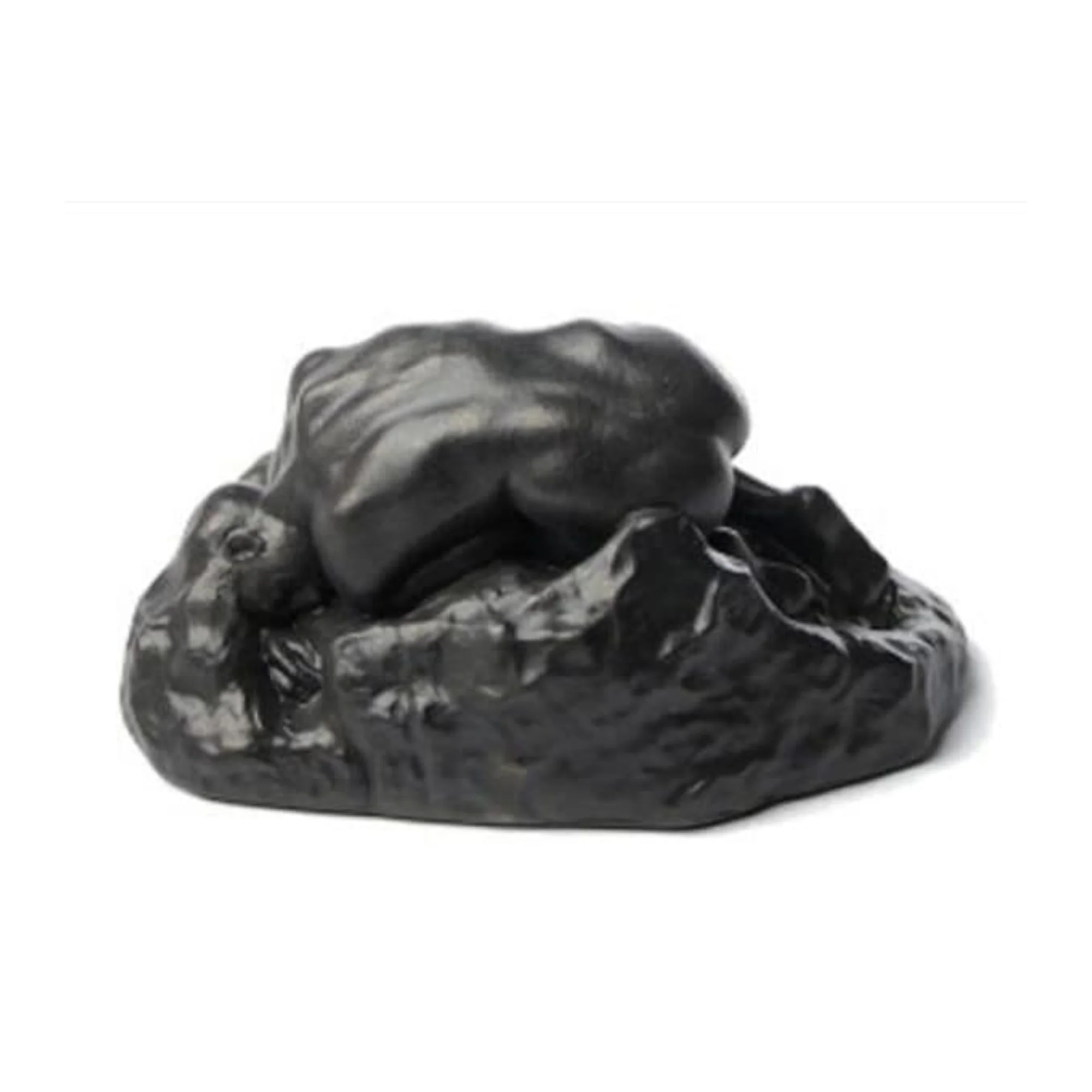 Danaide by Rodin Nude Woman on Rock Statue - Image 2