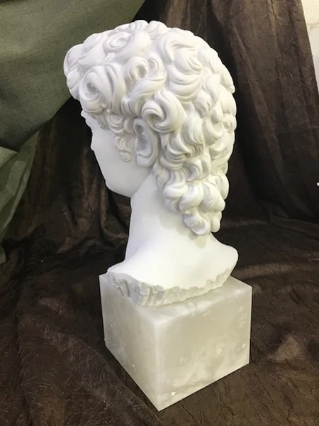 David Bust By Michelangelo Statue 15" High - Image 4