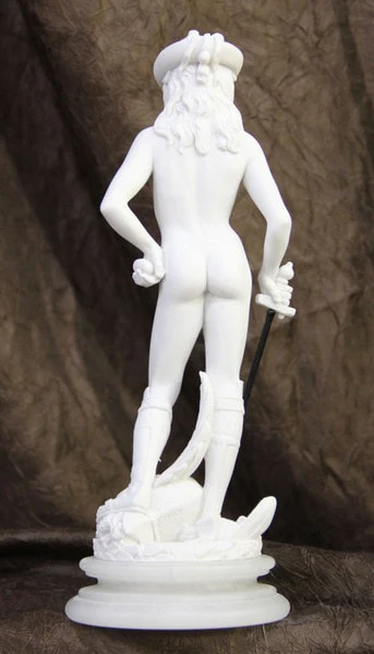 David By Donatello Sculpture 11" High - Image 3