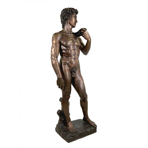 David By Michelangelo Bronze Life-size Statue - Image 6