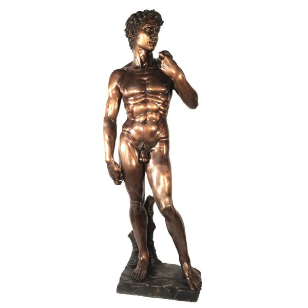 David By Michelangelo Bronze Life-size Statue - Image 9