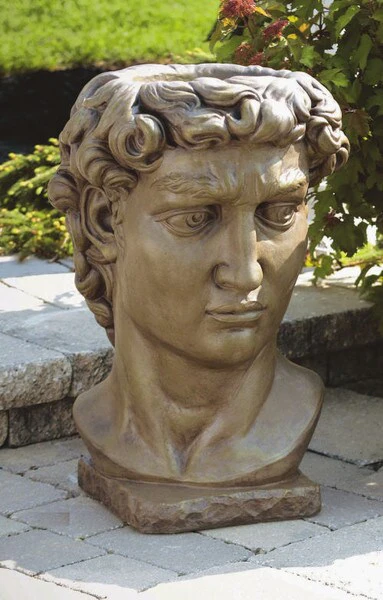 David Bust Planter 27.5" High