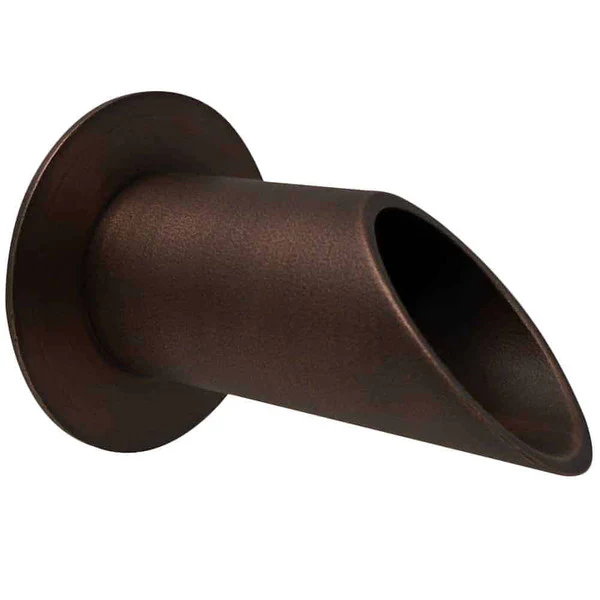 Deco Wall Scupper w/Round Backplate