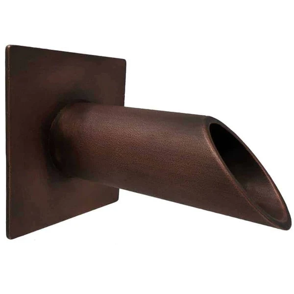 Deco Wall Scupper w/Square Backplate – 1.5″