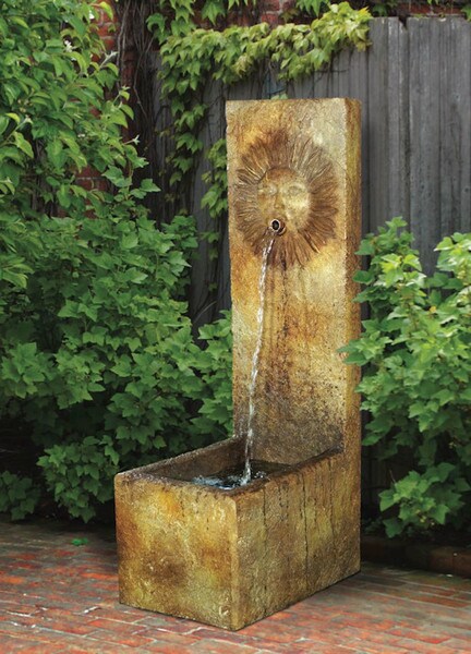 Del Sol Single Spouting Sun Fountain