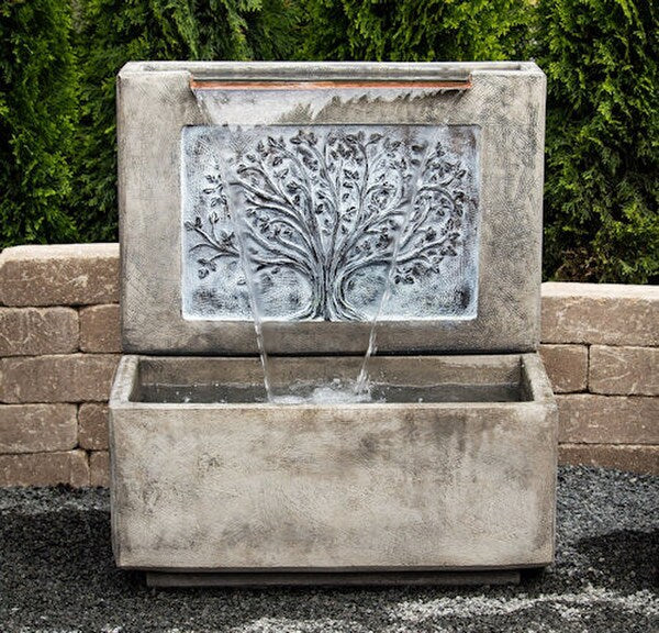 Grand Oak Wall Fountain Tree of Life