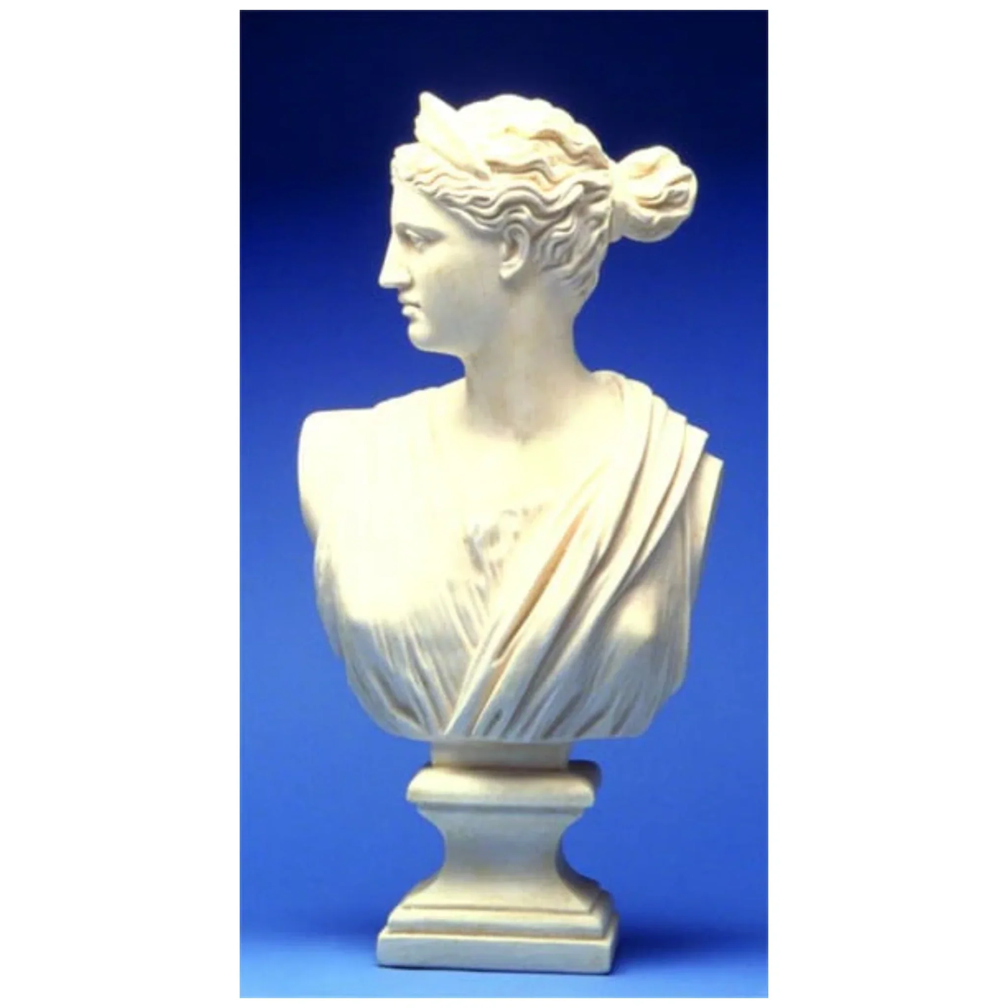 Diana Bust Sculpture 23" High - Image 5