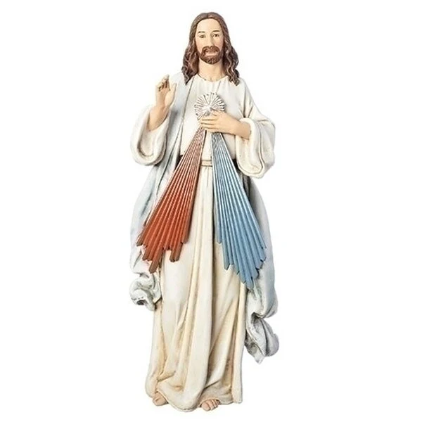 Divine Mercy of Christ Sculpture 18.5" H