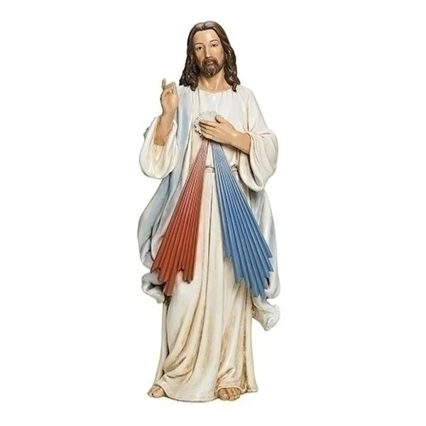 Divine Mercy of Christ Sculpture 18.5" H - Image 2