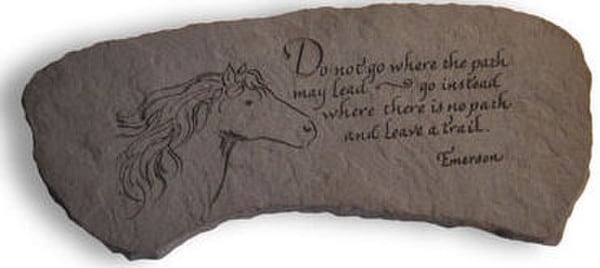 Do Not Go Where The Path...w/horse