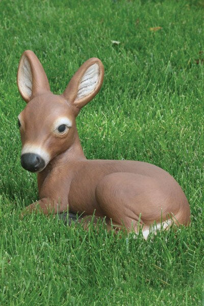 Doe Laying Down Garden Cement Statue