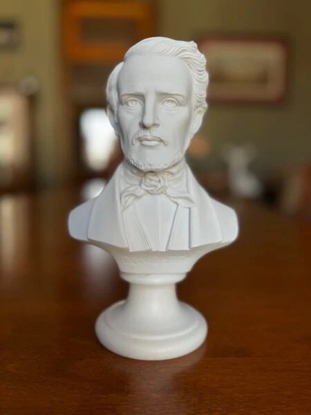 Donizetti Italian Composer Bust Marble Statue
