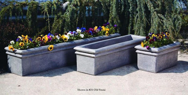 Double Rim Rectangle Box Planter 71.5" - Image 3