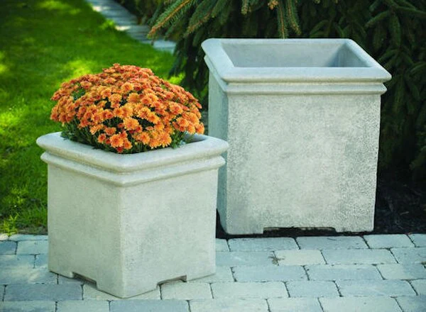 Double Rim Square Box Planter - Image 2