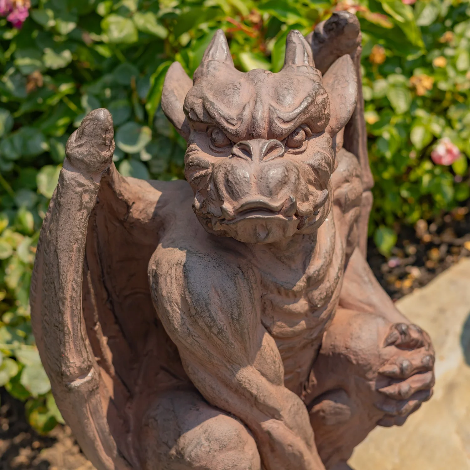Draga Watcher Gargoyles Statues – Set of Two 28" Tall - Image 7
