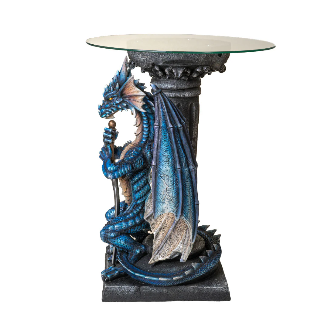 Dragon Guardian Sword Table or Pedestal 33" High - Image 4