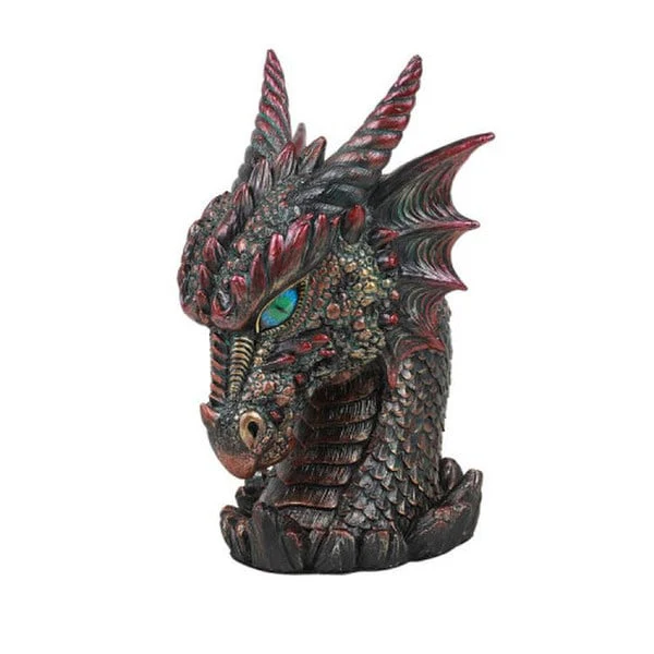 Dragon Head Bust Statue