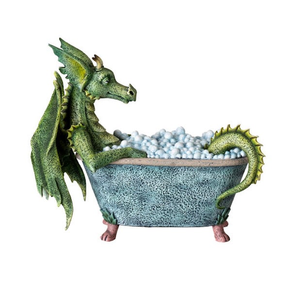 Dragon Loves Bubble Bath Sculpture