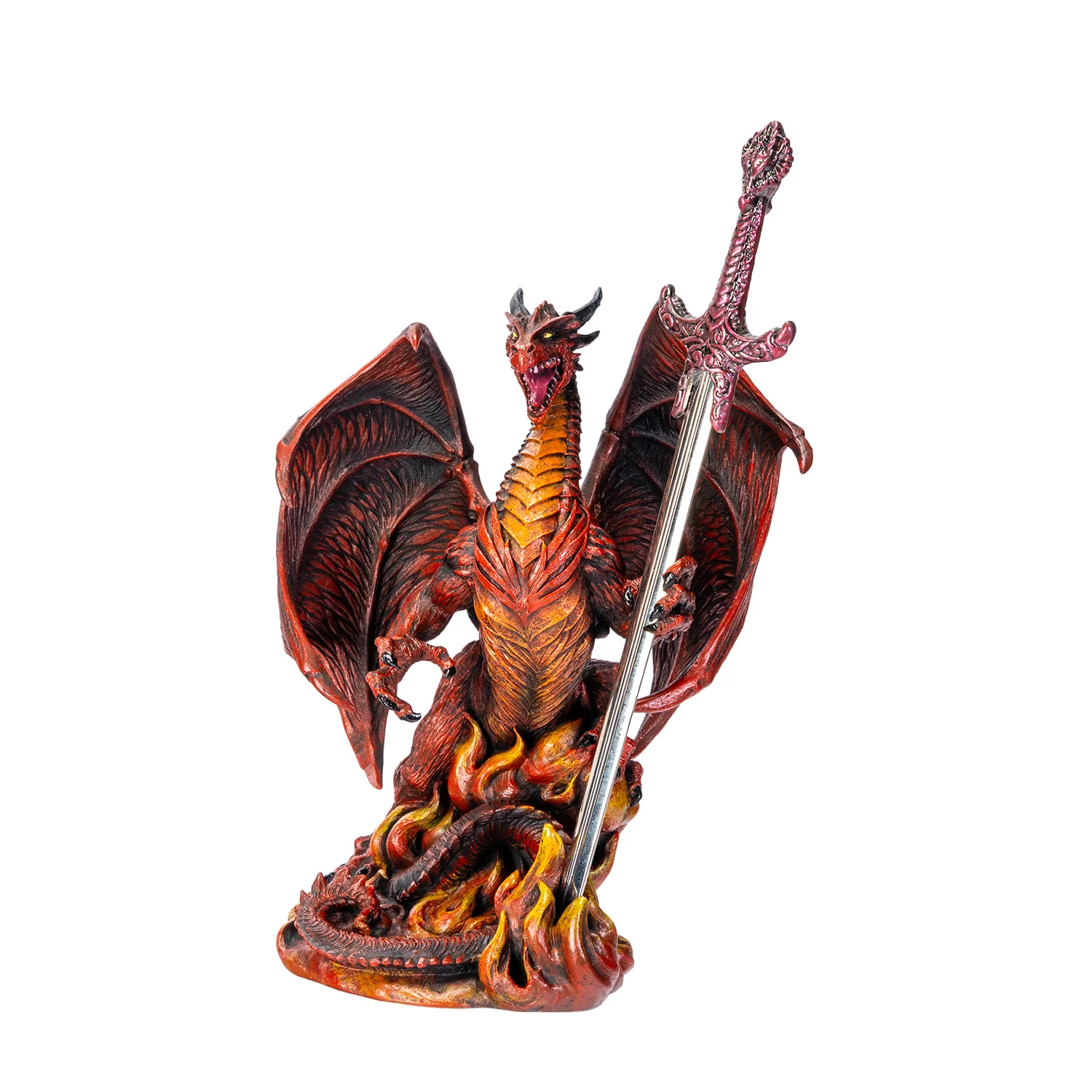 Dragon of the Burning Sword Letter Opener Statue