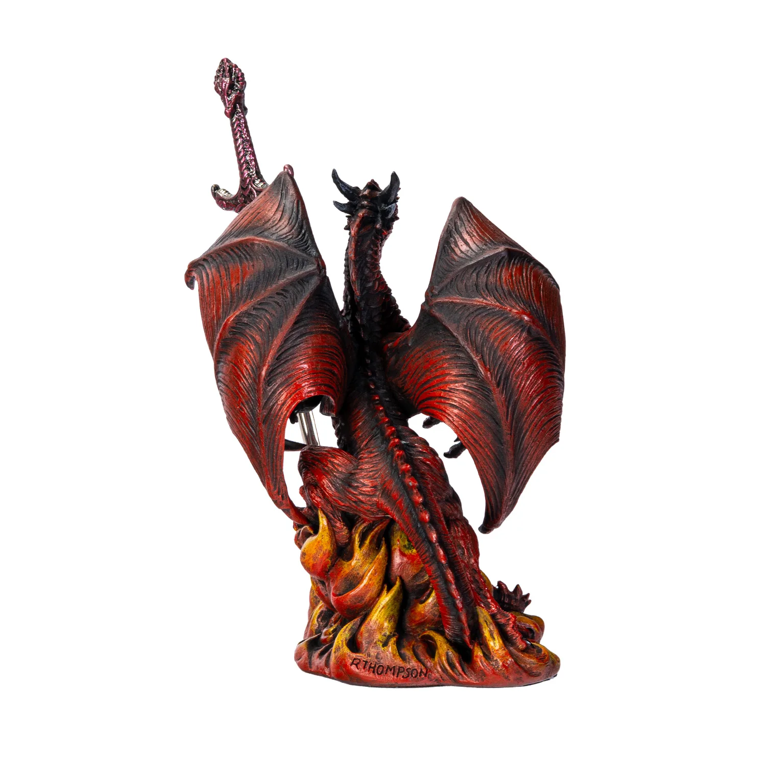 Dragon of the Burning Sword Letter Opener Statue - Image 2