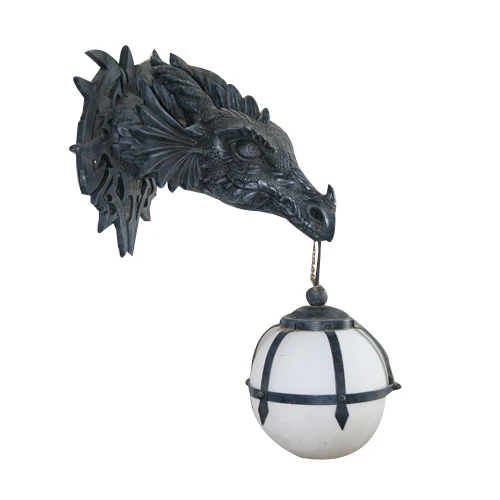 Dragon Wall Sconce Sculptural Lamp