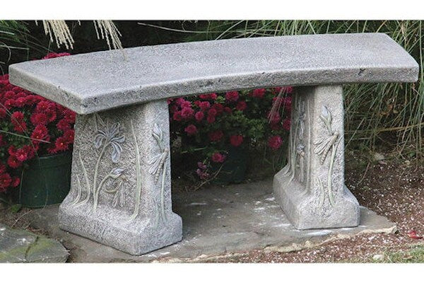 Dragonfly Curved Garden Bench - Image 3