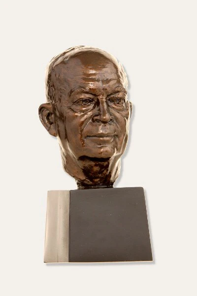 Dwight D. Eisenhower Bust 10.5" High