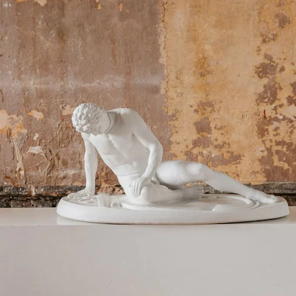 Dying Gaul Sculpture 29" Wide Greek Gladiator