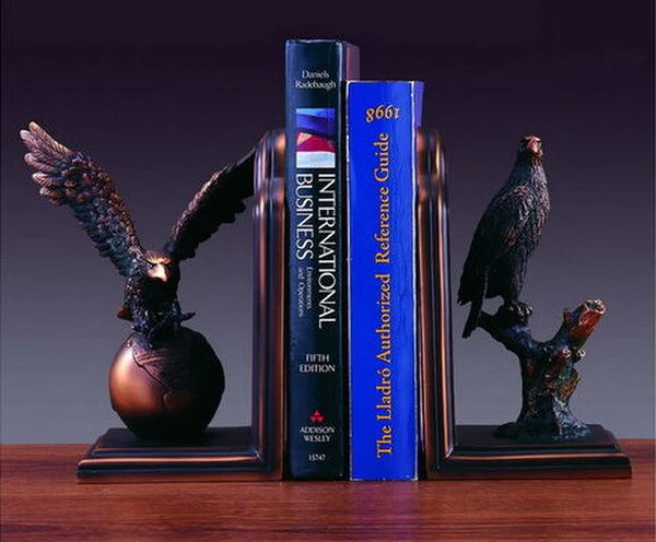 Eagle Bookends Sculptures 8" H Statue