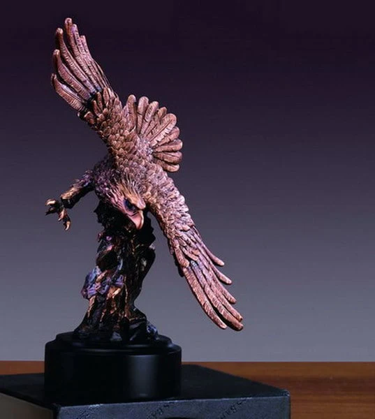 Eagle In Flight Sculpture 9" High