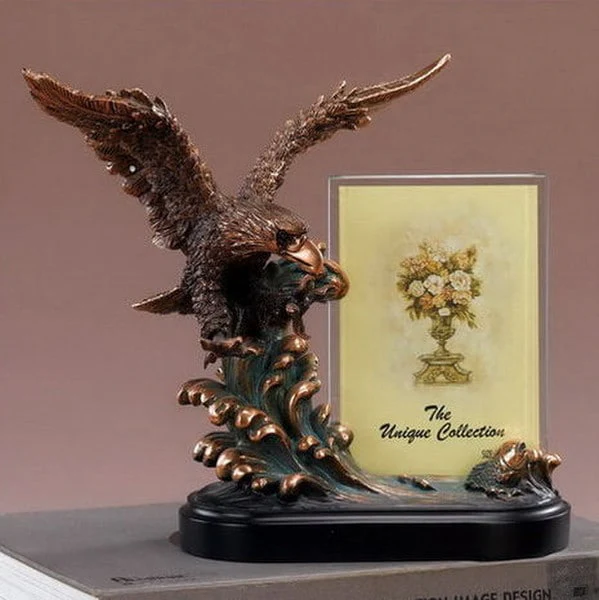 Eagle Picture Frame Sculpture 9.5" H Award - Image 2