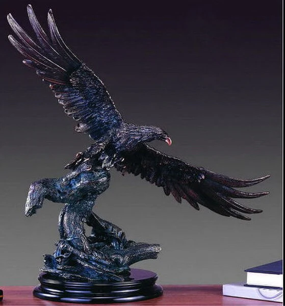Monument Eagle Taking Flight Statue 27" - Image 3