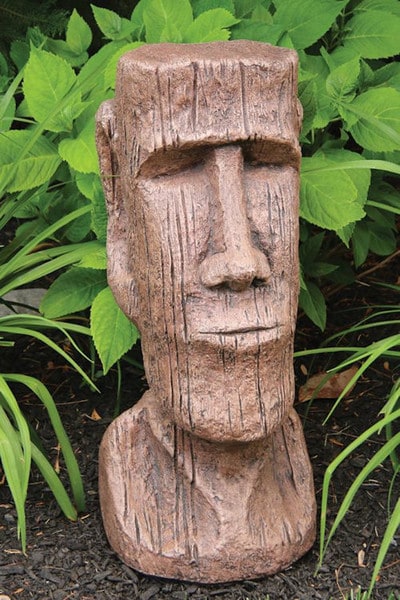 Easter Island God Sculpture 25.5" High - Image 2