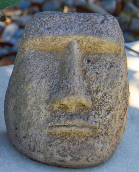 Easter Island Small Face Bust Statue