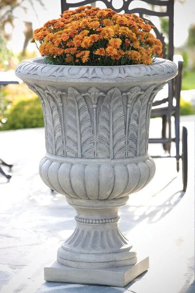 Egg And Dart Leaf Urn 32" High - Image 2
