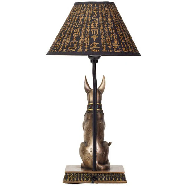 Egyptian Anubis Lamp Sculptural Lighting - Image 2