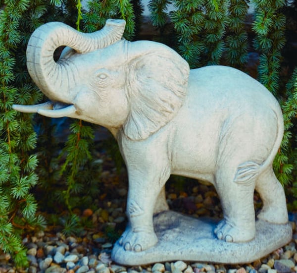 Elephant Cement Garden Statue