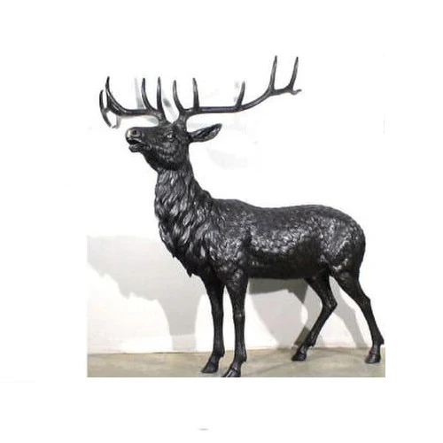 Elk 92" High Statue Bronze - Image 2