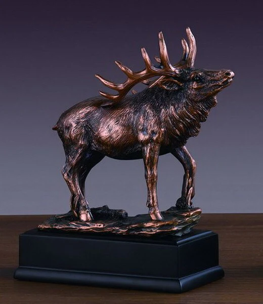 Elk Sculptural Statue 14" High - Image 2