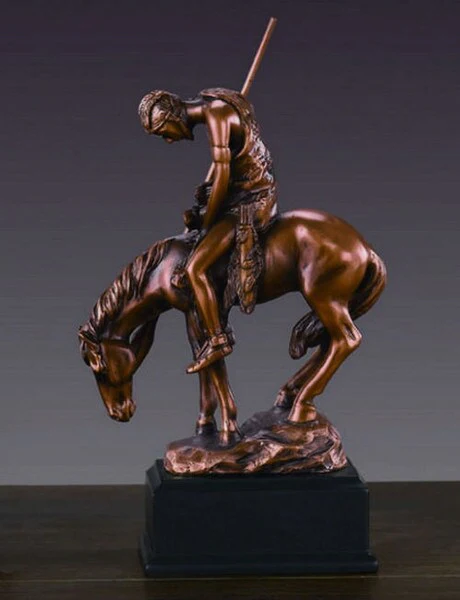 End Of The Trail Sculpture by James Earle Fraser 6 " High - Image 2