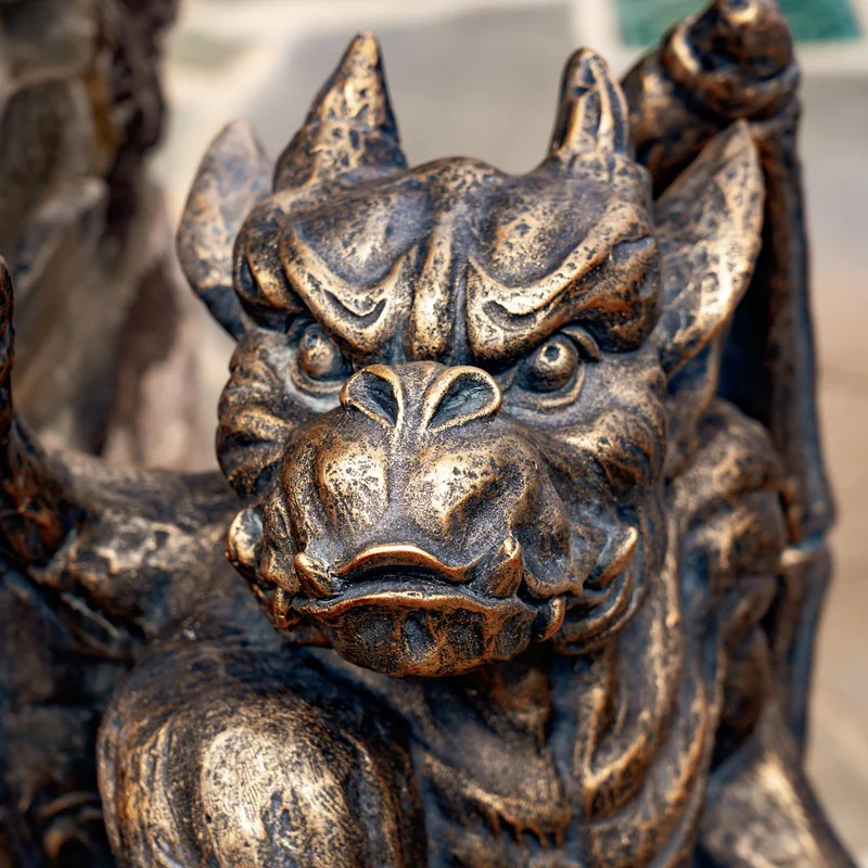 Eternal Guardians Gargoyle Statues Set of Two 28" - Image 4
