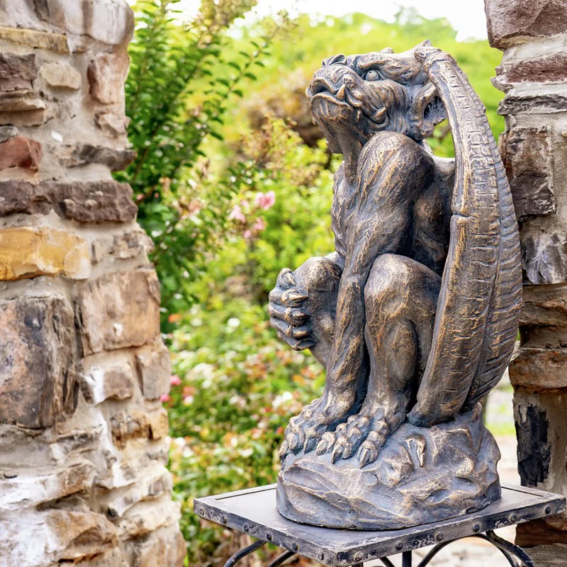 Eternal Guardians Gargoyle Statues Set of Two 28" - Image 5