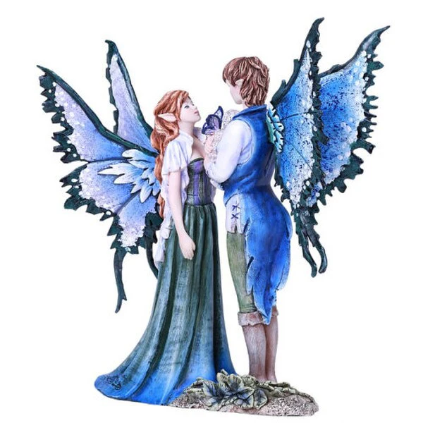 Fairy Family Sculpture with Baby - Image 4