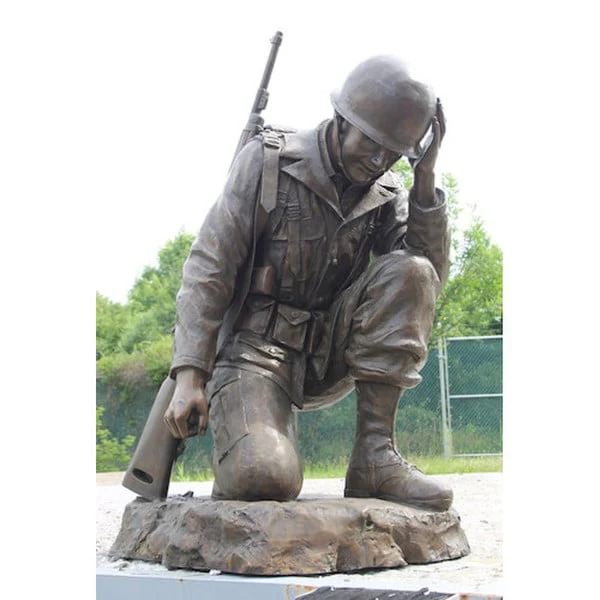 Fallen Soldier War Memorial Life-Size Sculpture