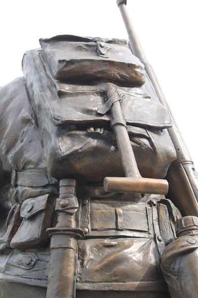 Fallen Soldier War Memorial Life-Size Sculpture - Image 12