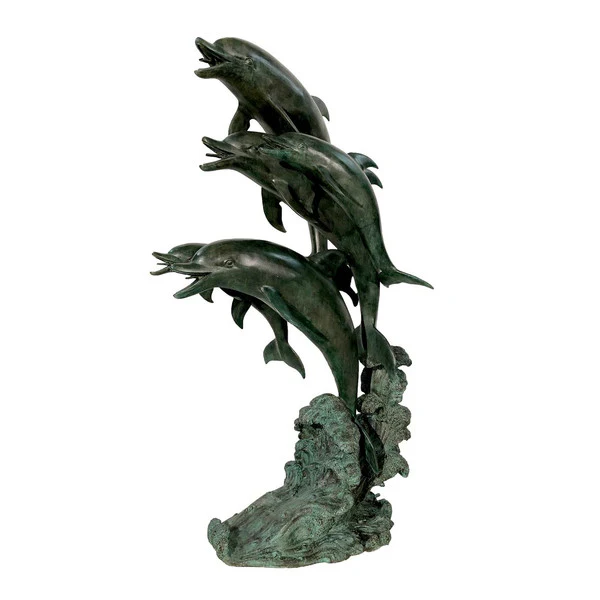 Five Dolphins Fountain Bronze Statue