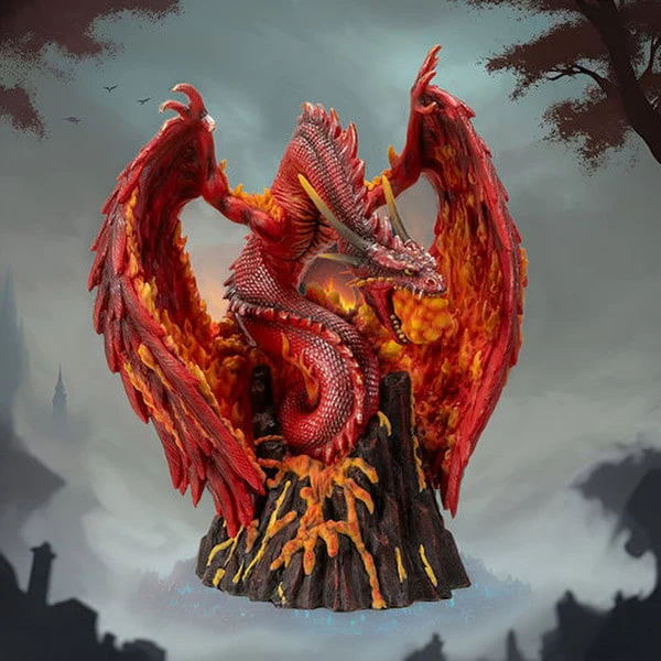 Flamecaster Dragon Fire-Breathing Statue - Image 6