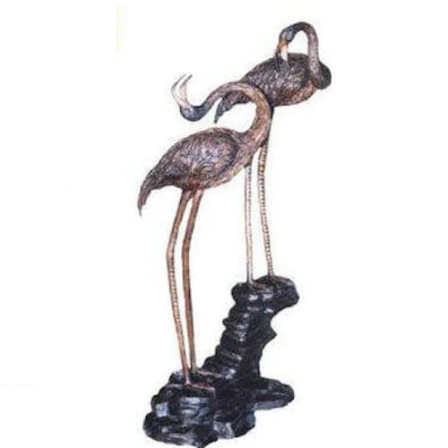 Flamingo Spouting Water Feature Fountain