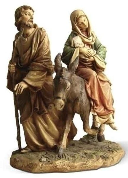 Flight into Egypt Colored Figurine - Image 2